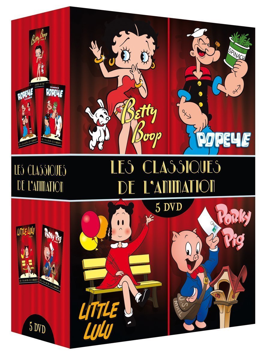 LES CLASSIQUES DE L'ANIMATION - COFFRET 5 DVD