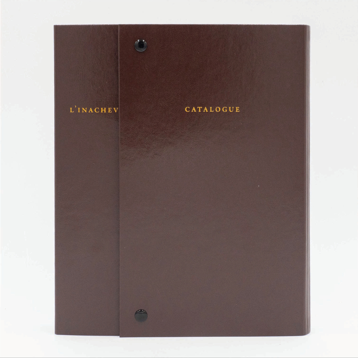 Catalogue raisonné de l'inachevé