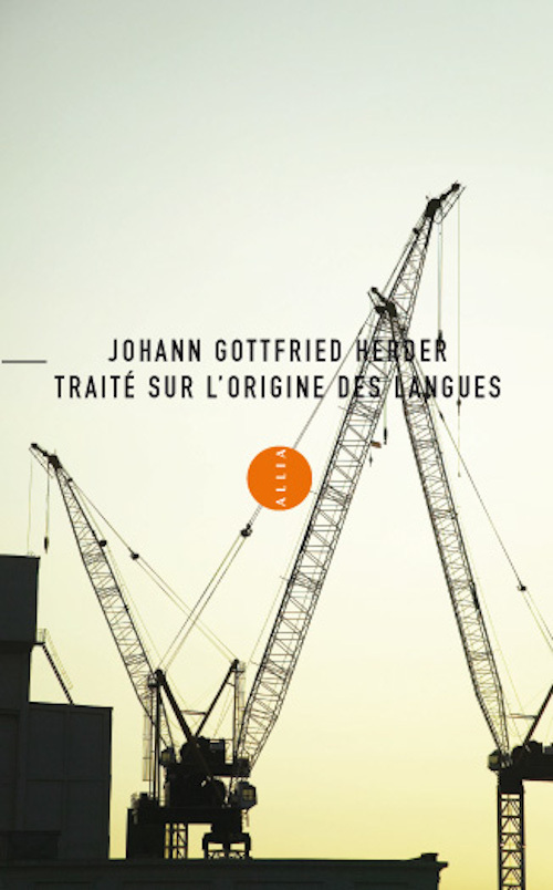 TRAITE SUR L'ORIGINE DES LANGUES