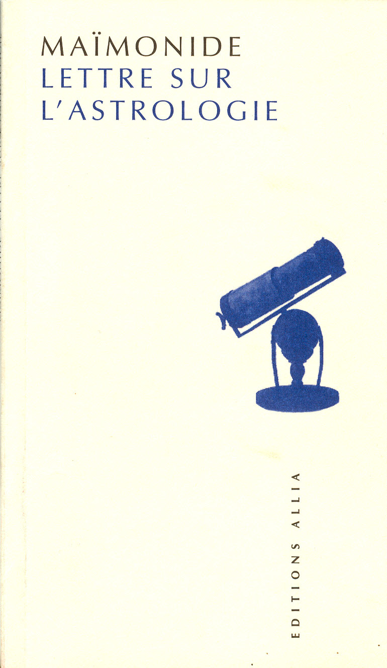 LETTRE SUR L'ASTROLOGIE