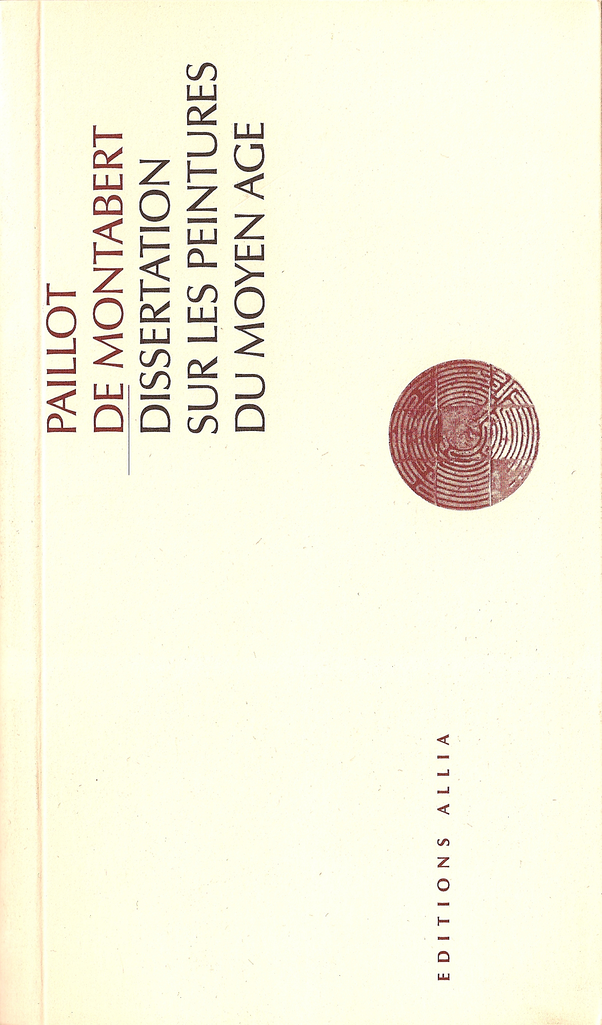 DISSERTATION SUR LES PEINTURES DU MOYEN AGE