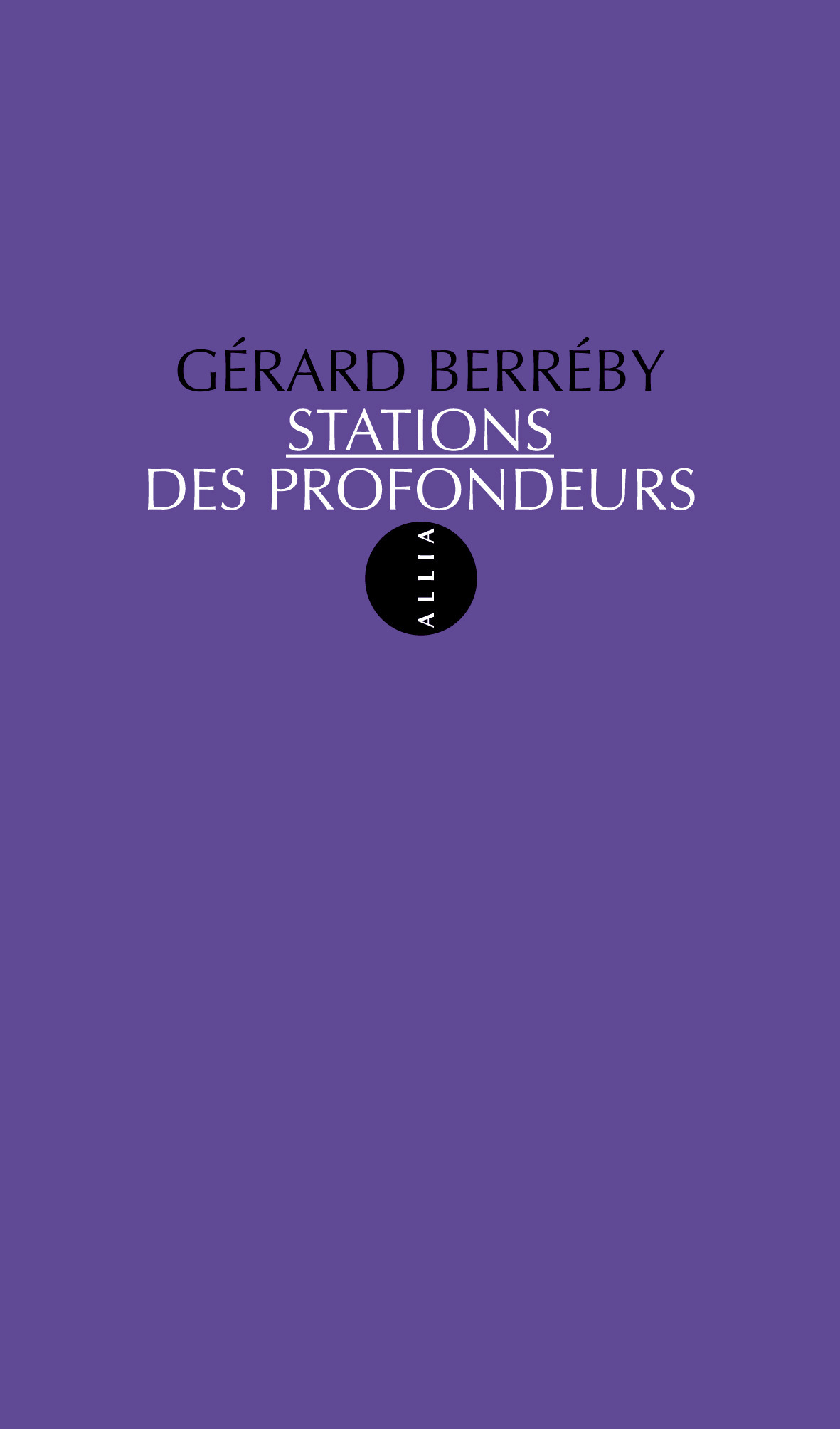 STATIONS DES PROFONDEURS