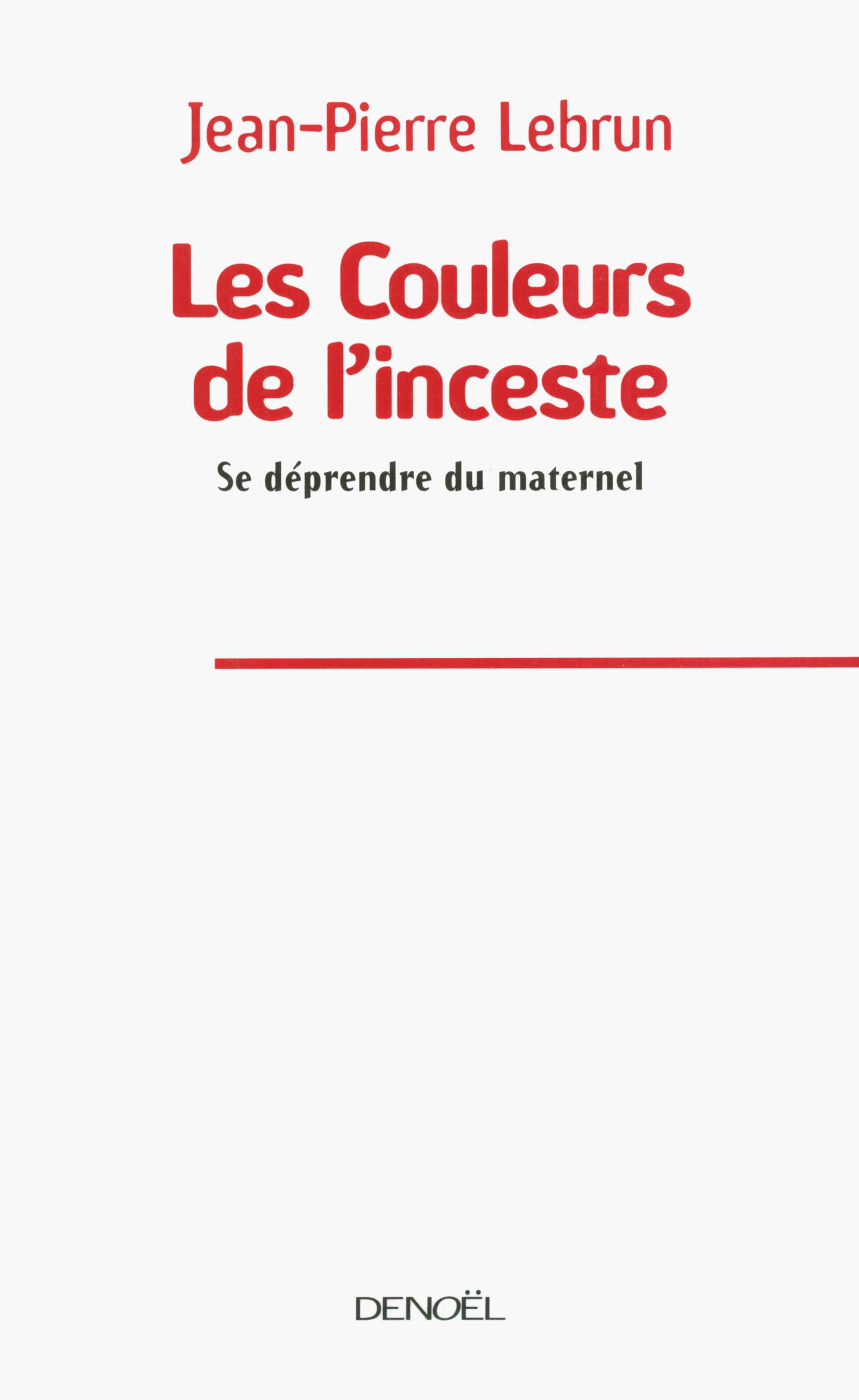 Les Couleurs de l'inceste