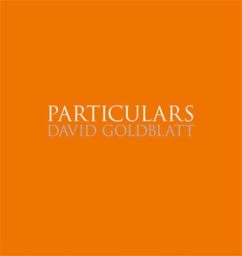 David Goldblatt Particulars /anglais