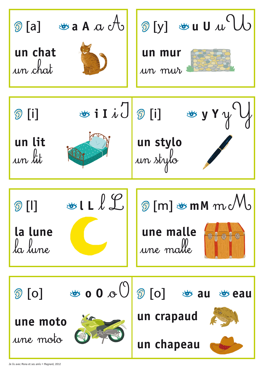 Mona et ses amis CP - Posters