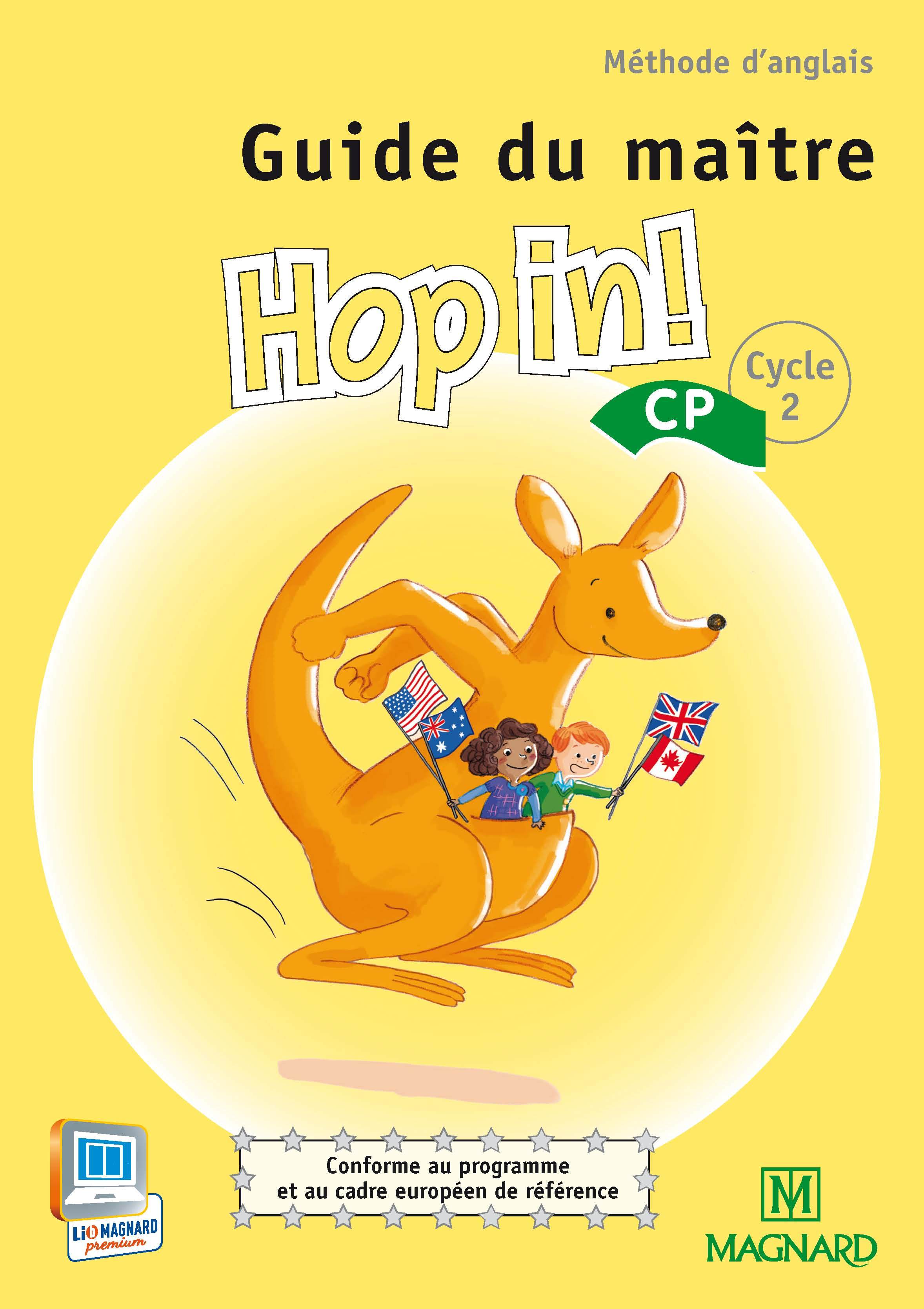 Hop in! Anglais CP (2013) - Guide du maître avec 1 CD audio