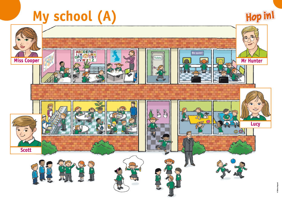 Hop in! Anglais CP, CE1 (2009) - Posters