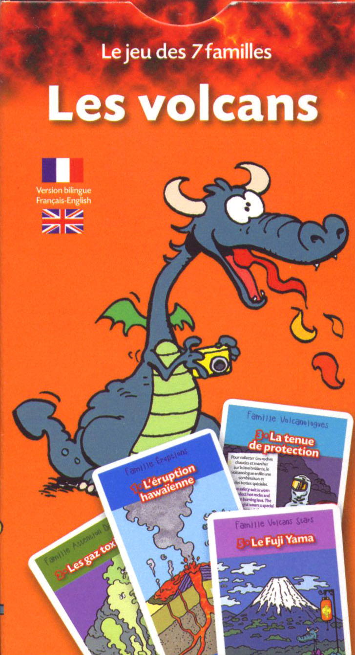 LES VOLCANS JEU DES 7 FAMILLES