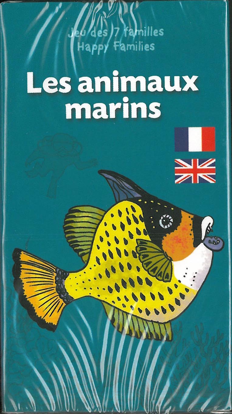 LES ANIMAUX MARINS JEU DES 7 FAMILLES