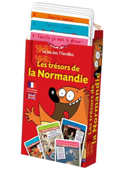 LES TRESORS DE LA NORMANDIE JEU DES 7 FAMILLES