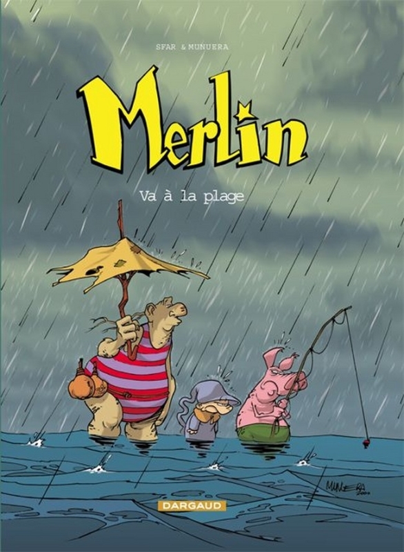 MERLIN VA A LA PLAGE