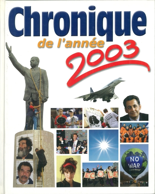 CHRONIQUE DE L'ANNEE 2003