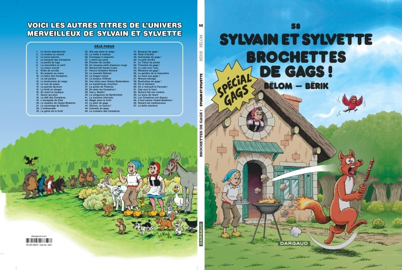 Sylvain et Sylvette - Tome 58 - Brochettes de gags !