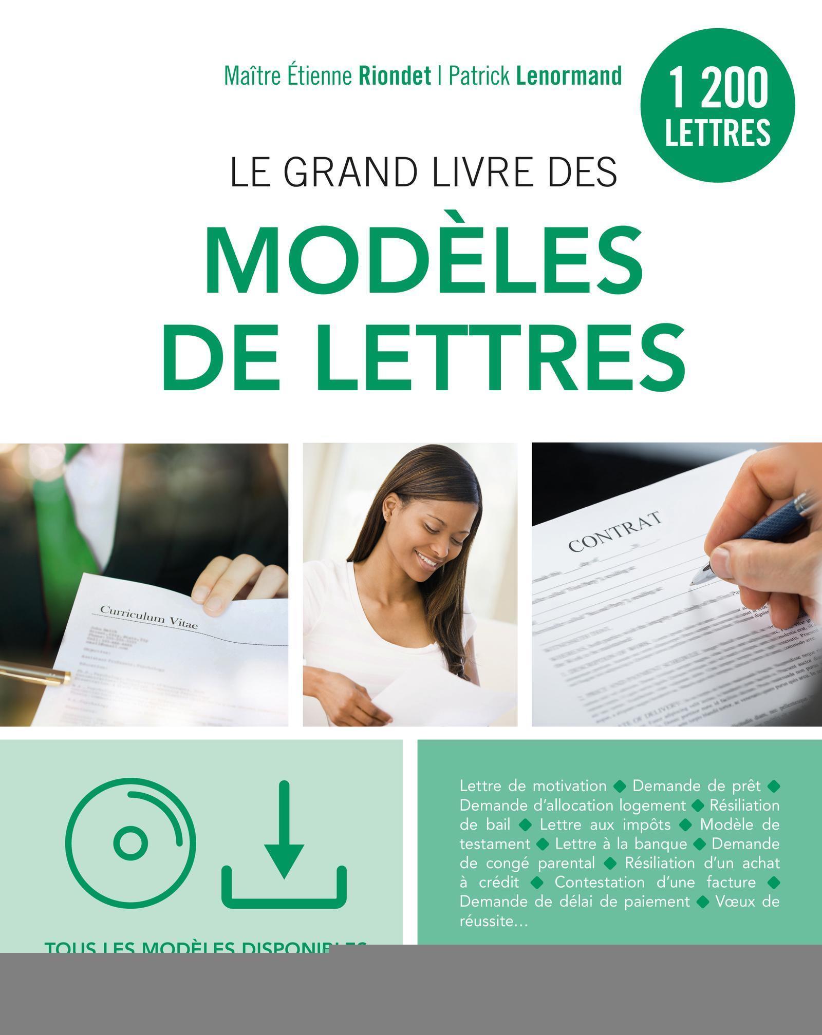 Le grand livre des modèles de lettres