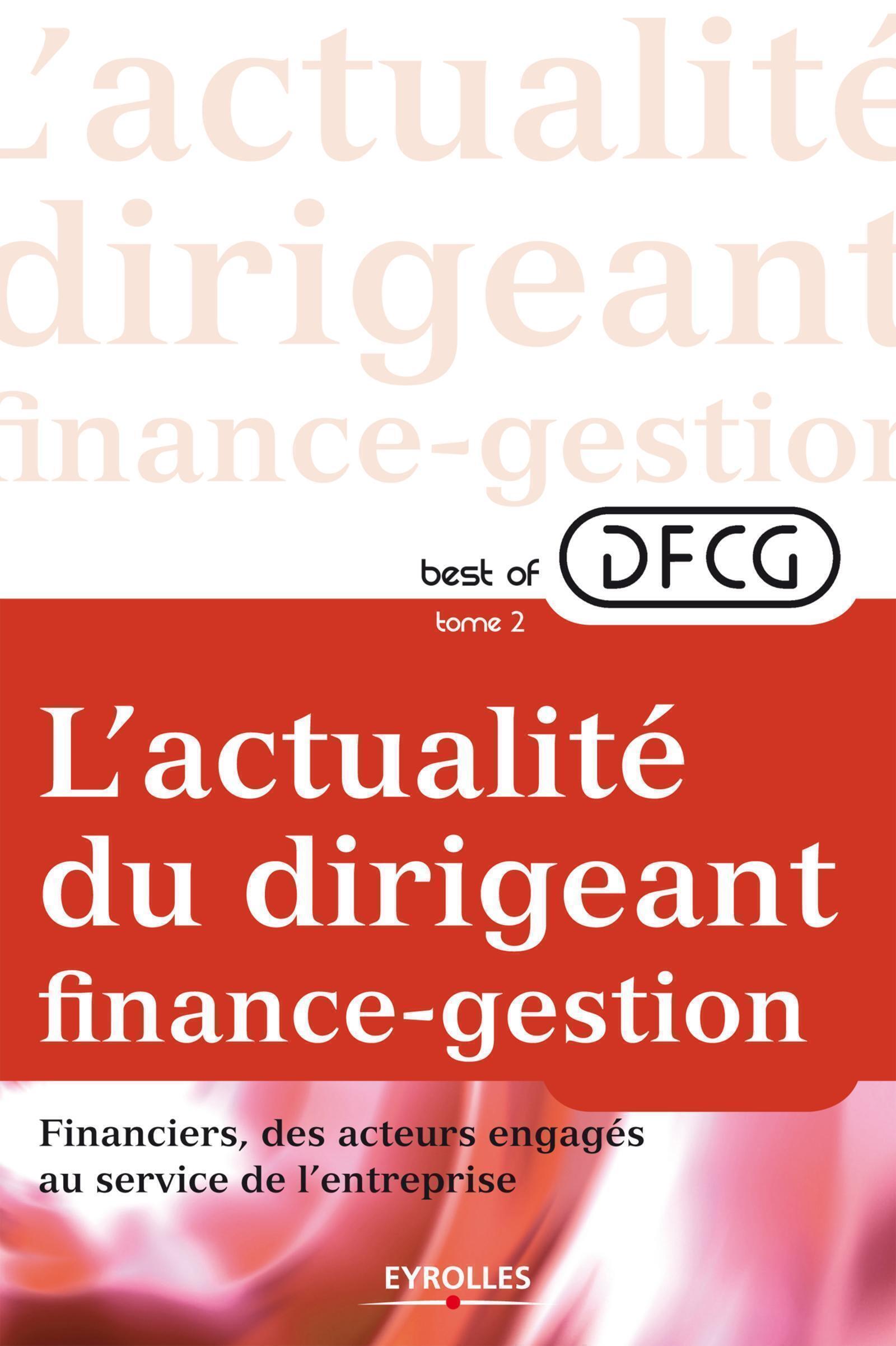 L'actualité du dirigeant finance-gestion - Tome 2