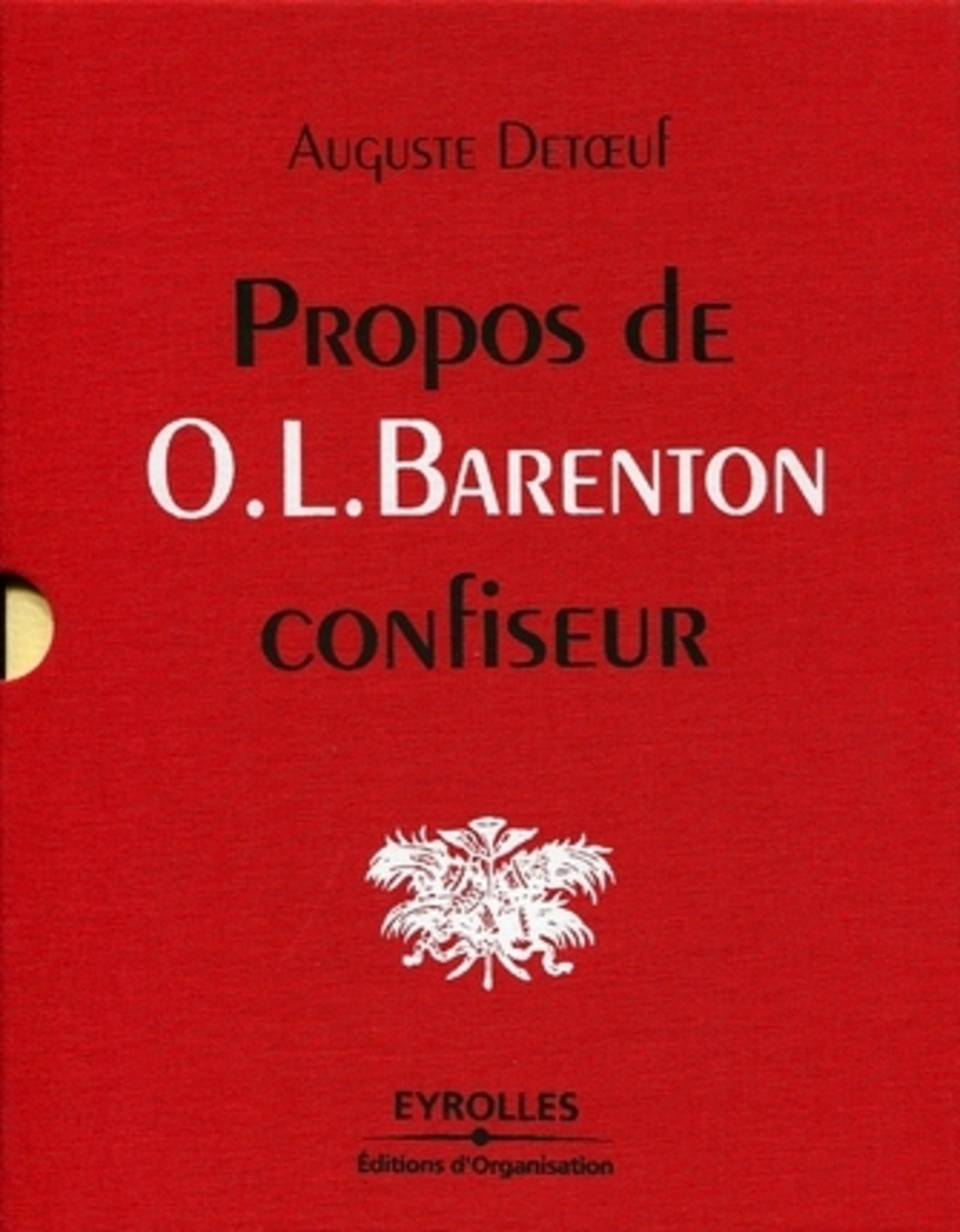 Propos de O. L. Barenton, confiseur