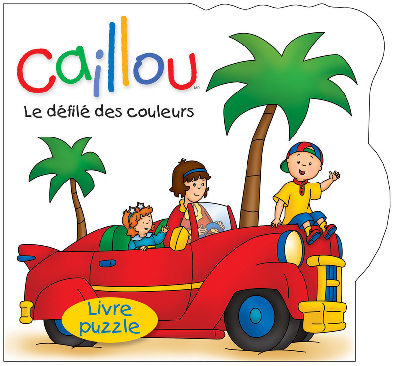Caillou Le défilé des couleurs