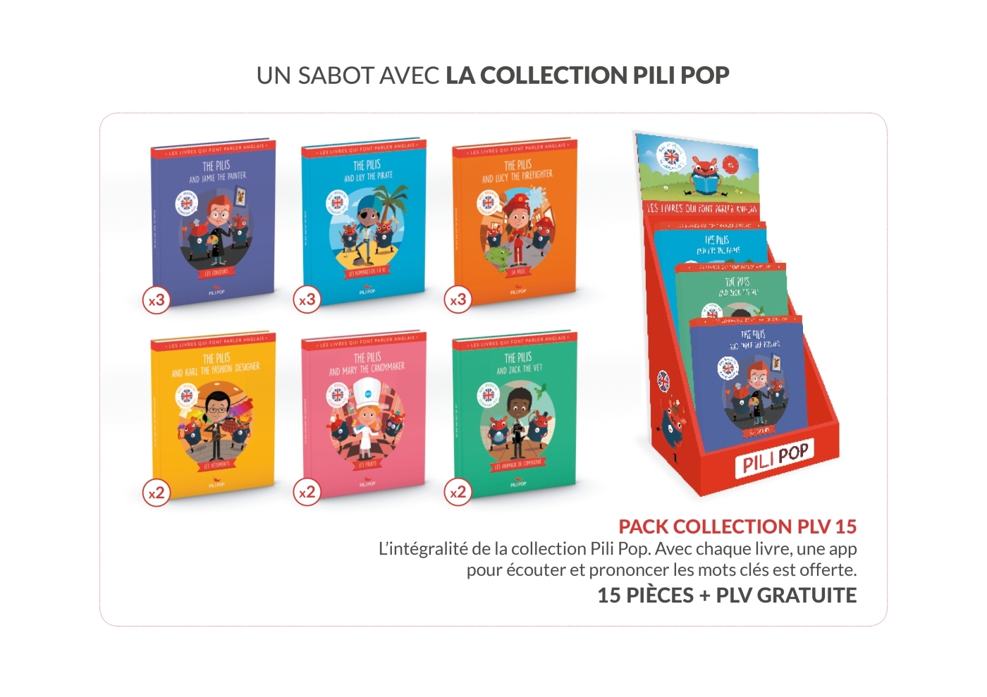 COL.SABOT -15 Pili Pop