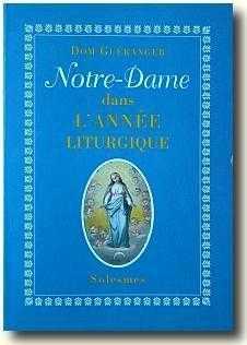 Notre-Dame dans l'année liturgique