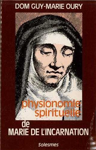 Physionomie Spirituelle de Marie de l Incarnation