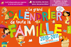 GRAND CALENDRIER DE TOUTE LA FAMILLE (LE) 2010/2011