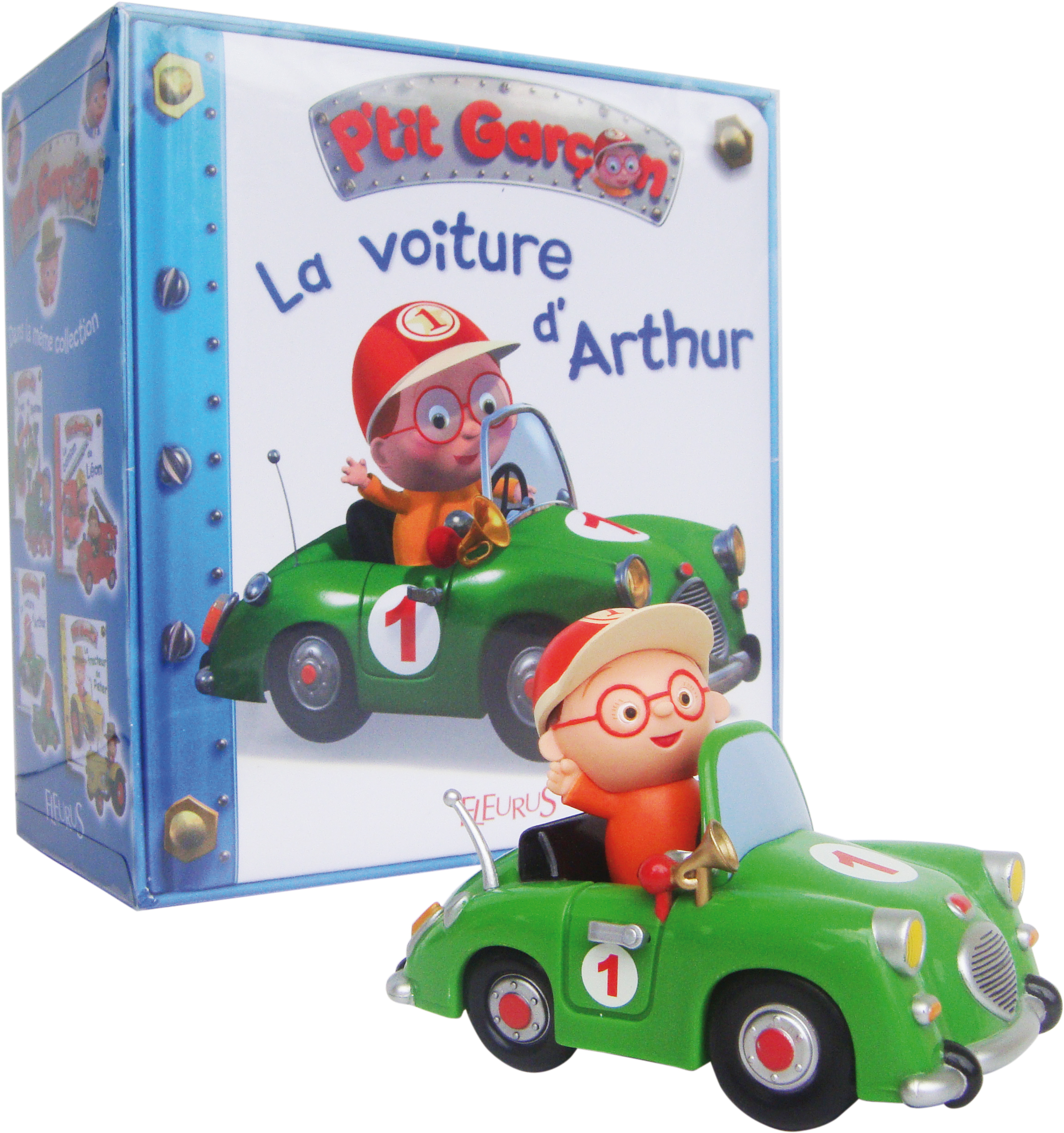 VOITURE D'ARTHUR + FIGURINE
