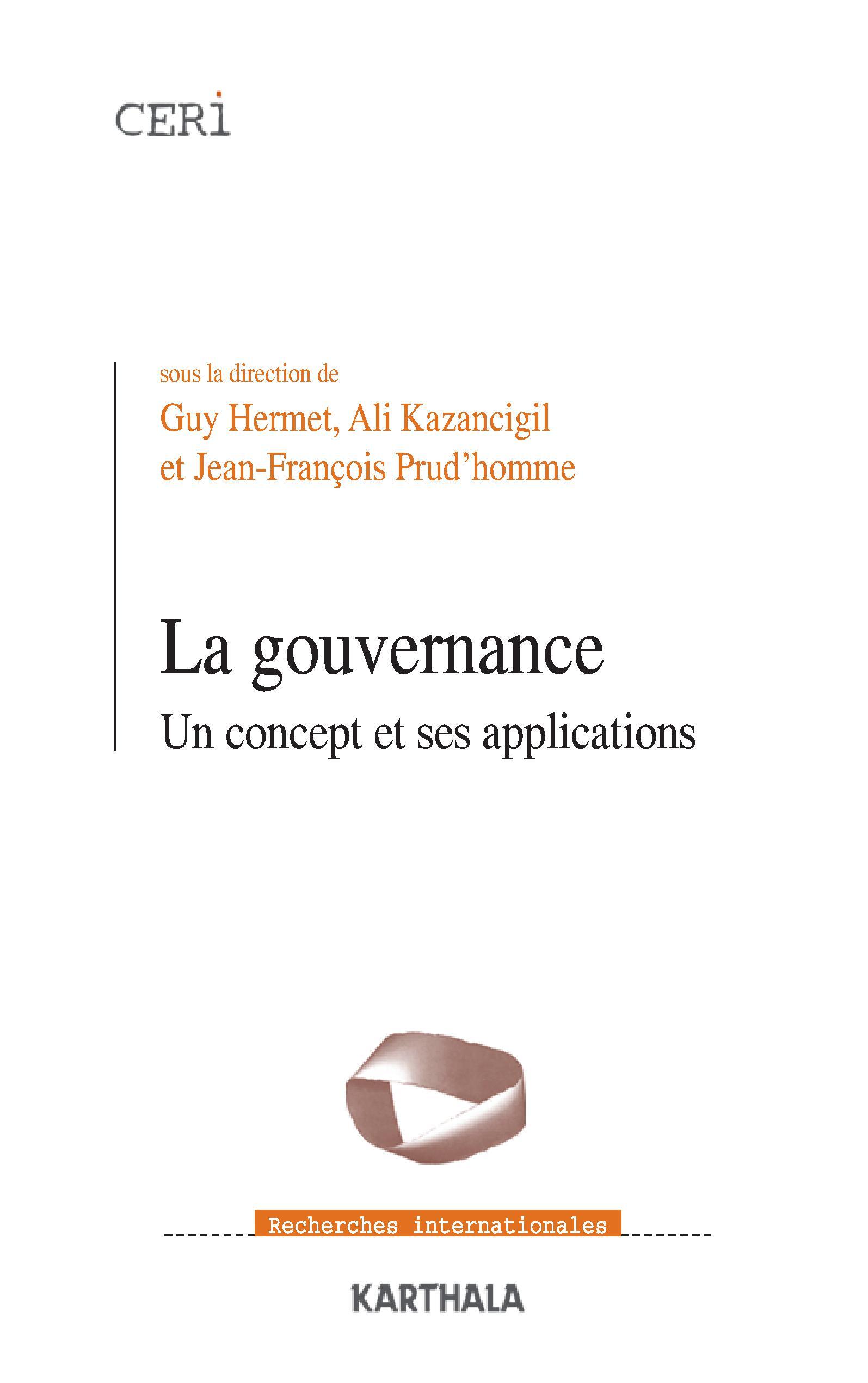 La gouvernance - un concept et ses applications