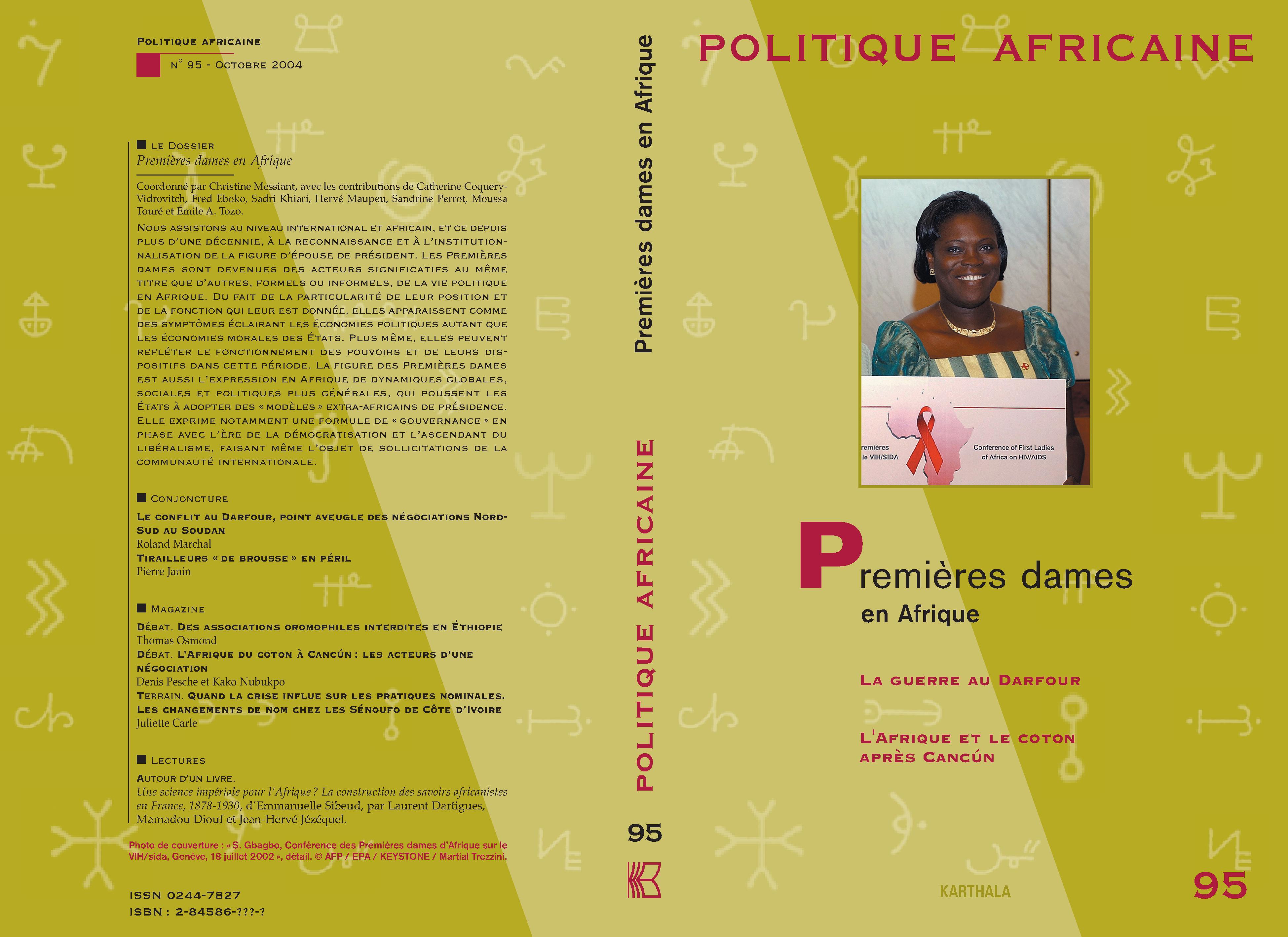 POLITIQUE AFRICAINE N-095 - PREMIERE DAMES EN AFRIQUE