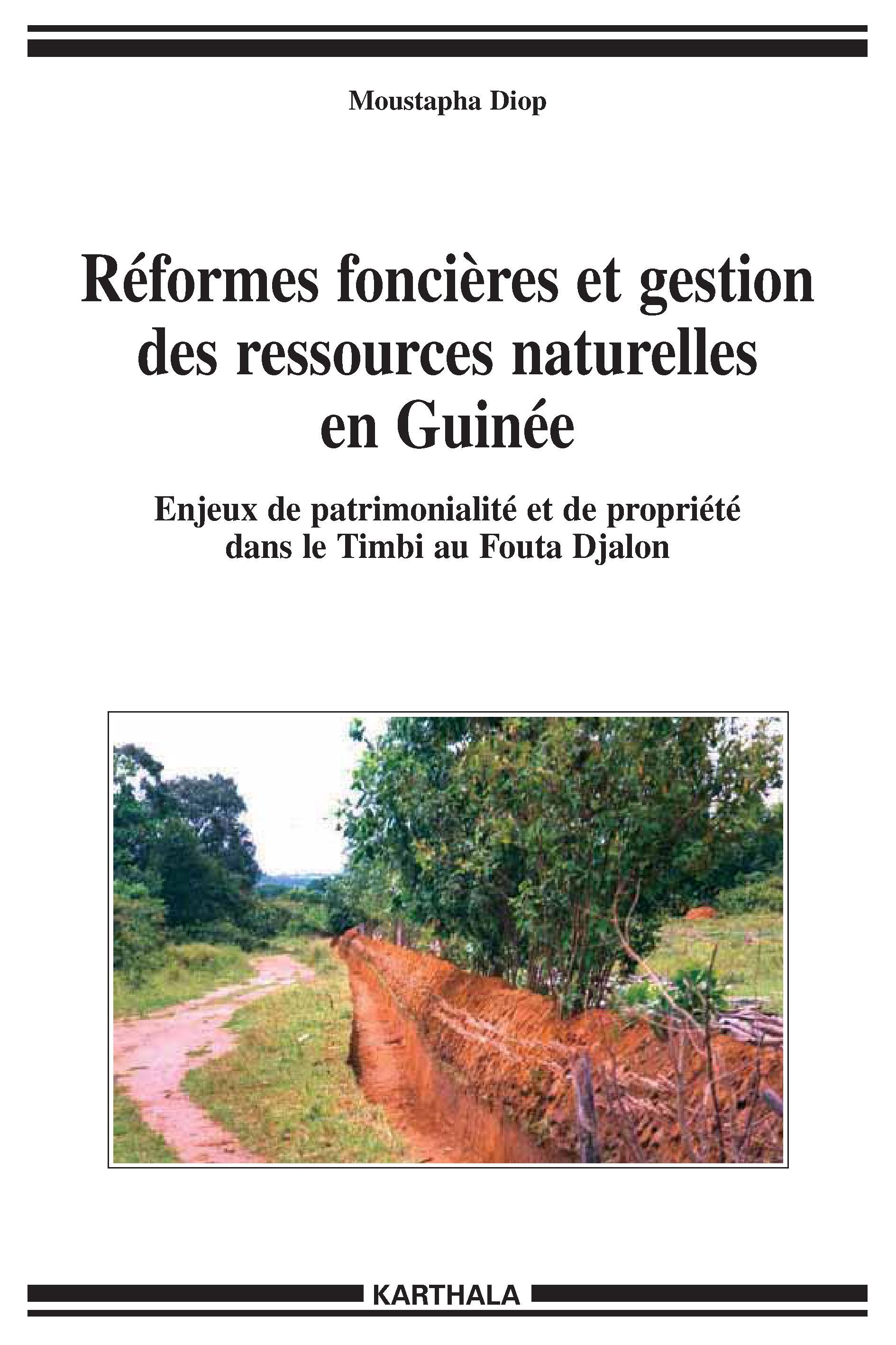 Réformes foncières et gestion des ressources naturelles en Guinée - enjeux de patrimonialité et de propriété dans le Timbi au Fouta Djalon