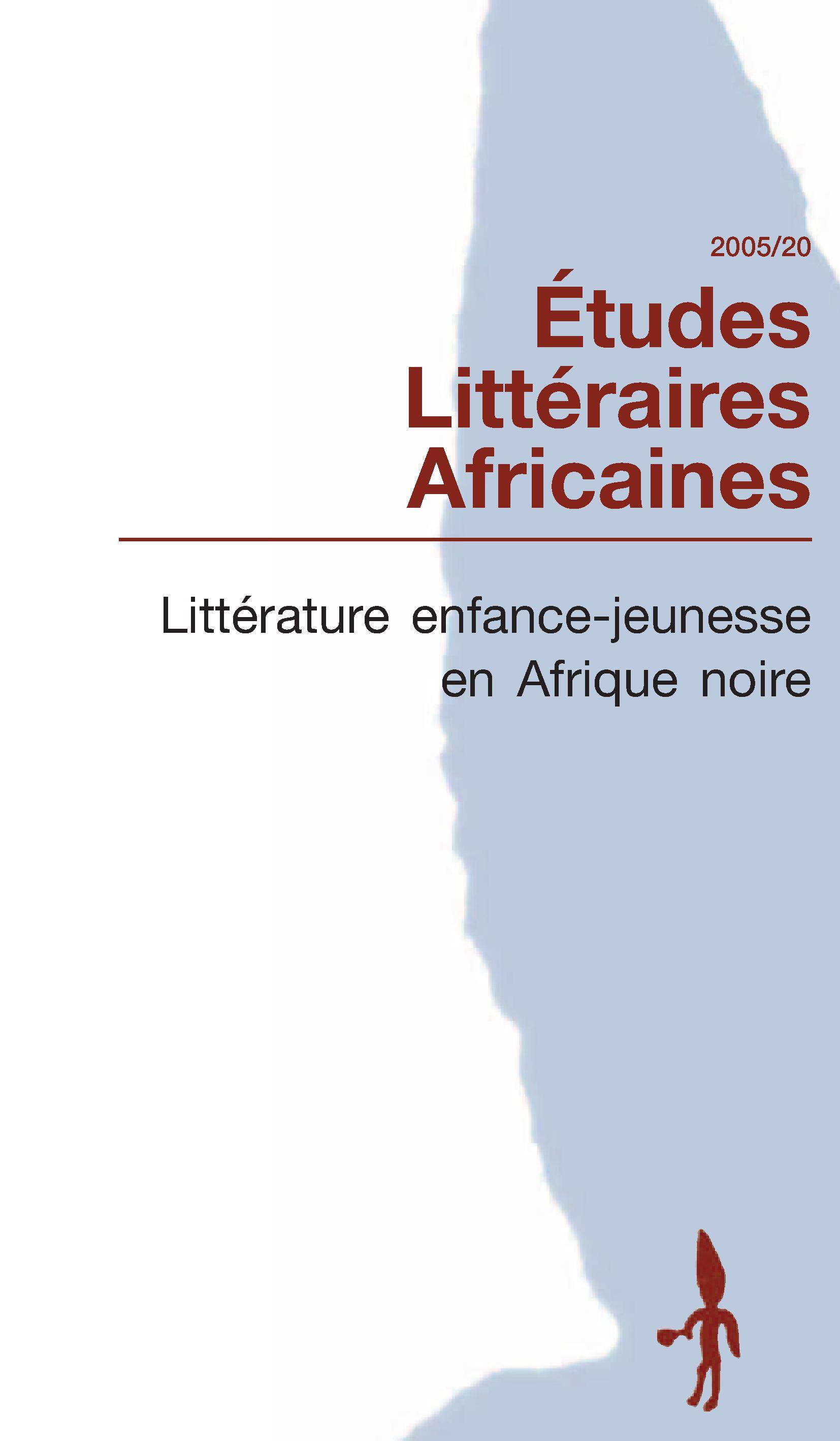 LITTERATURE ENFANCE-JEUNESSE EN AFRIQUE NOIRE