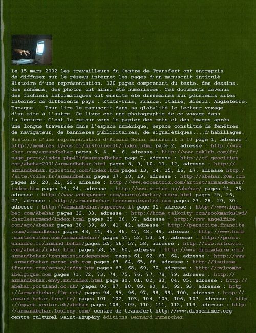 Histoire d'une Representation