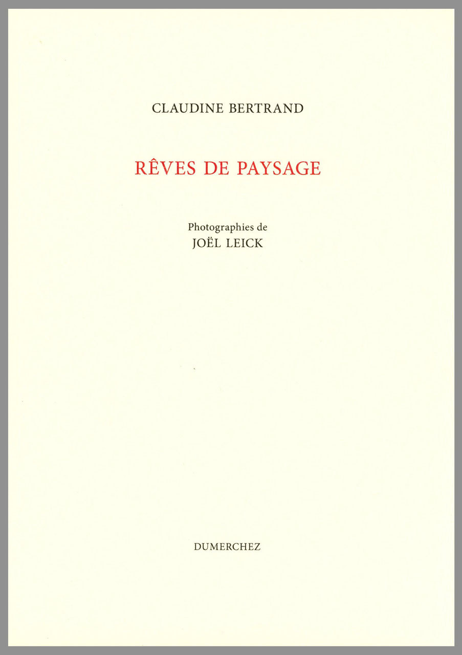Rêves de paysage