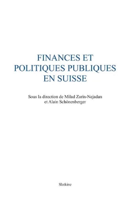 FINANCES ET POLITIQUES PUBLIQUES EN SUISSE