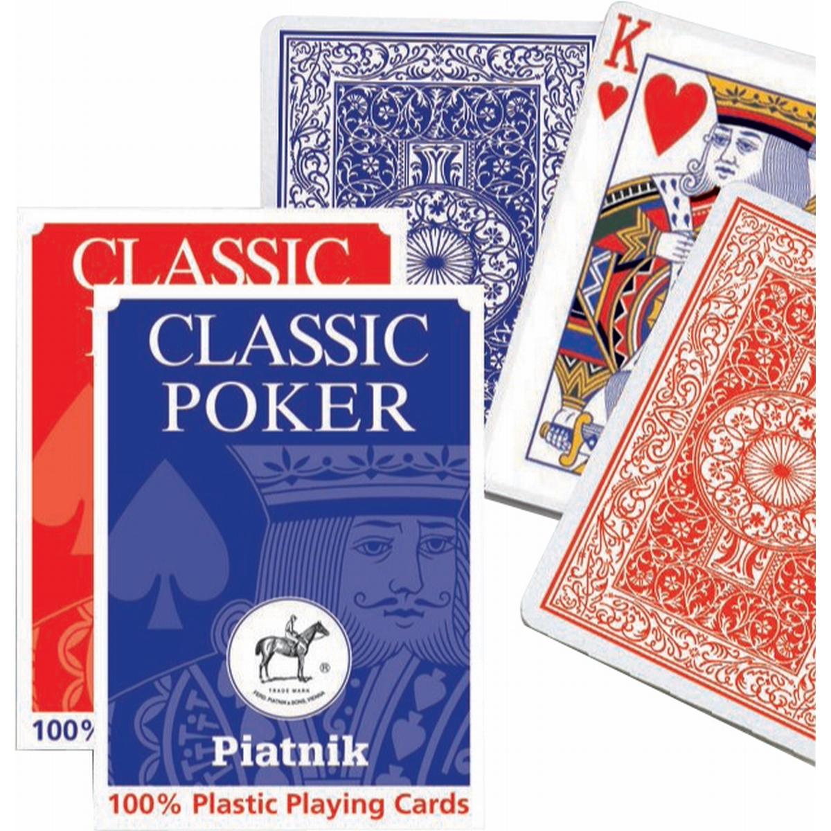 Poker 4 index (100% plastique)