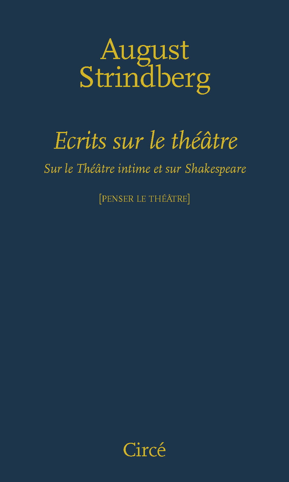 ECRITS SUR LE THEATRE