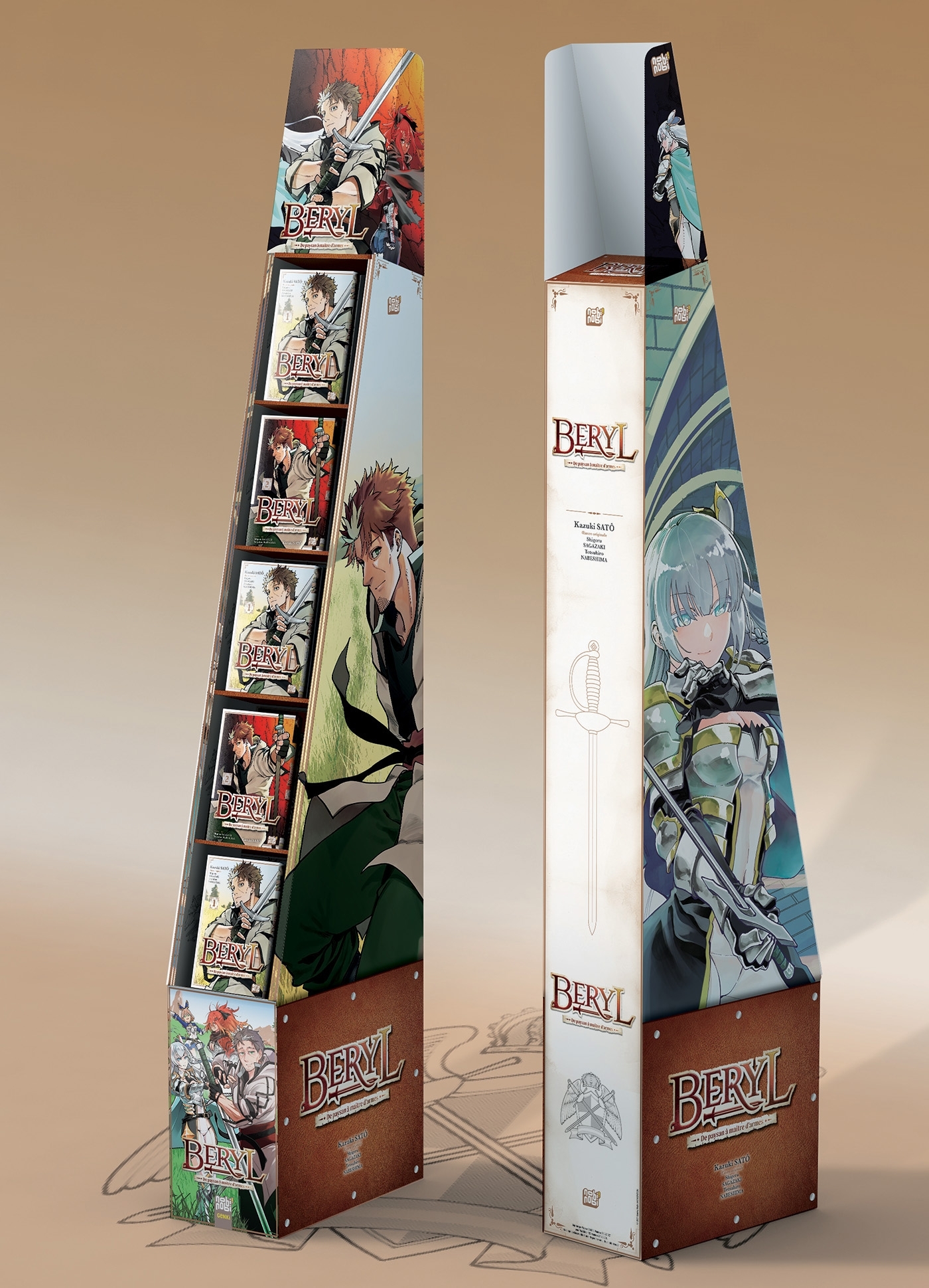 Beryl Display de sol 15 ex T01 & 15 ex T02