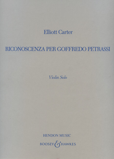 Riconoscenza per Goffredo Petrassi