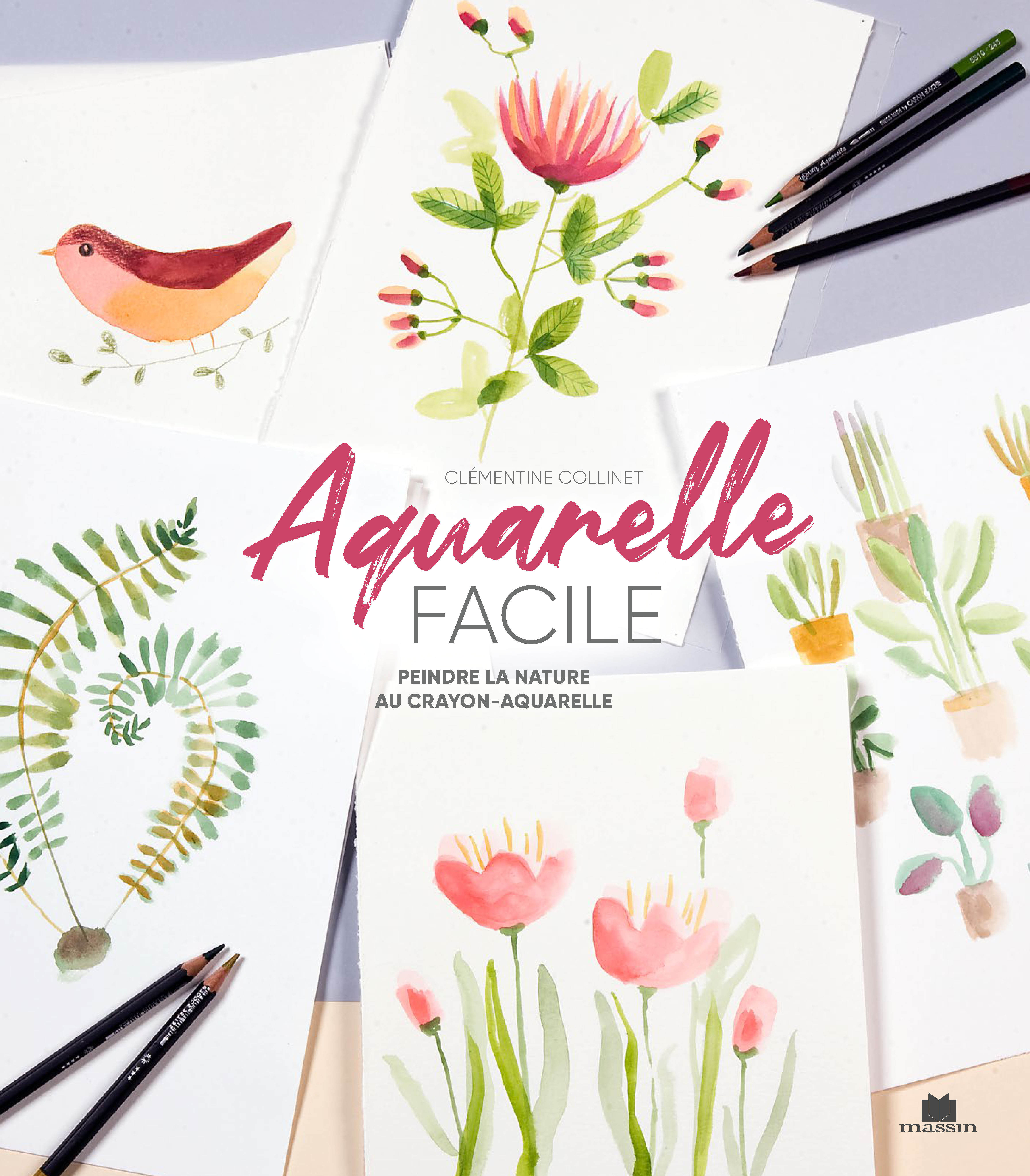 Aquarelle facile : Peindre la nature au crayon-aquarelle