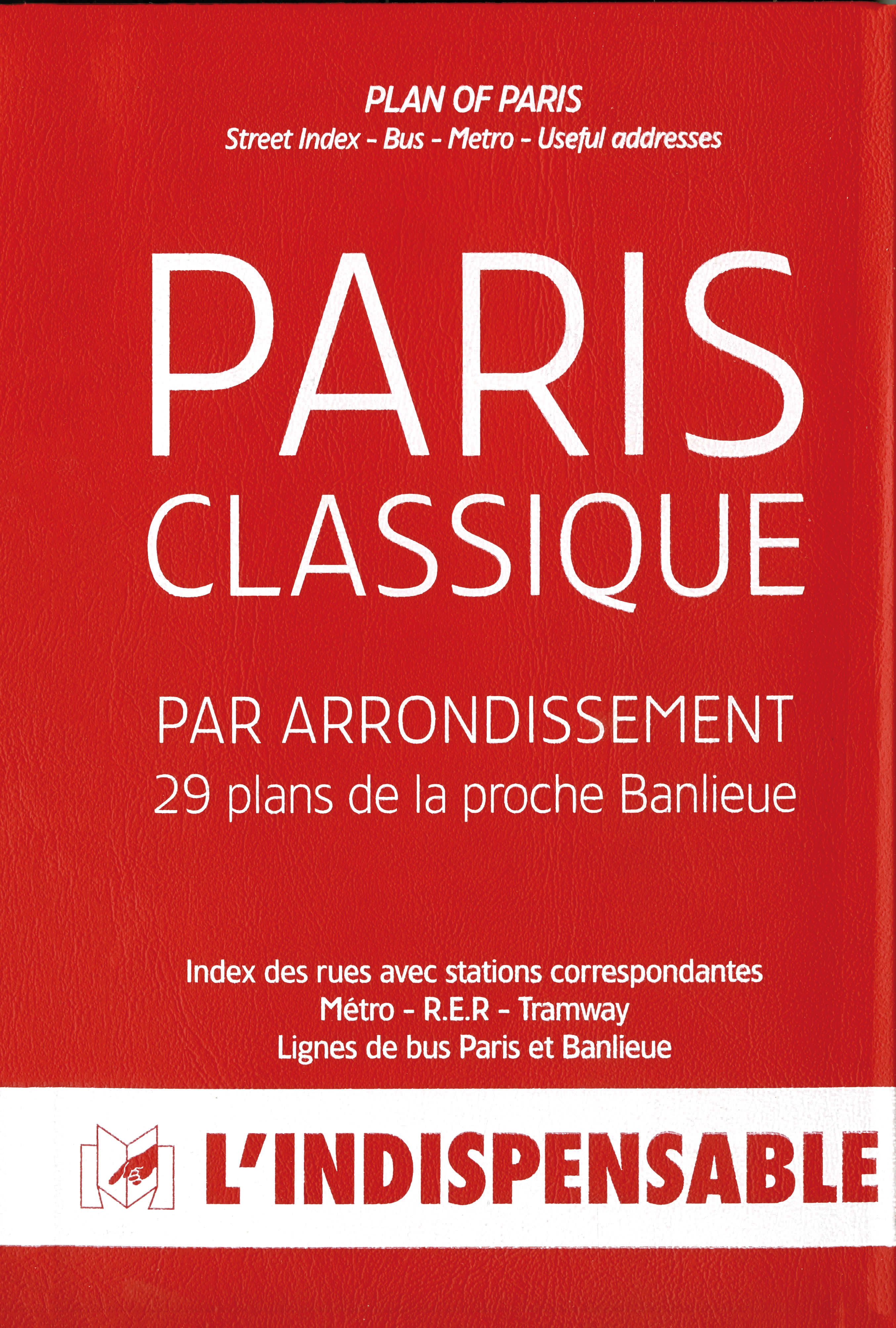 R17 Plan de Paris classique par arrondissement