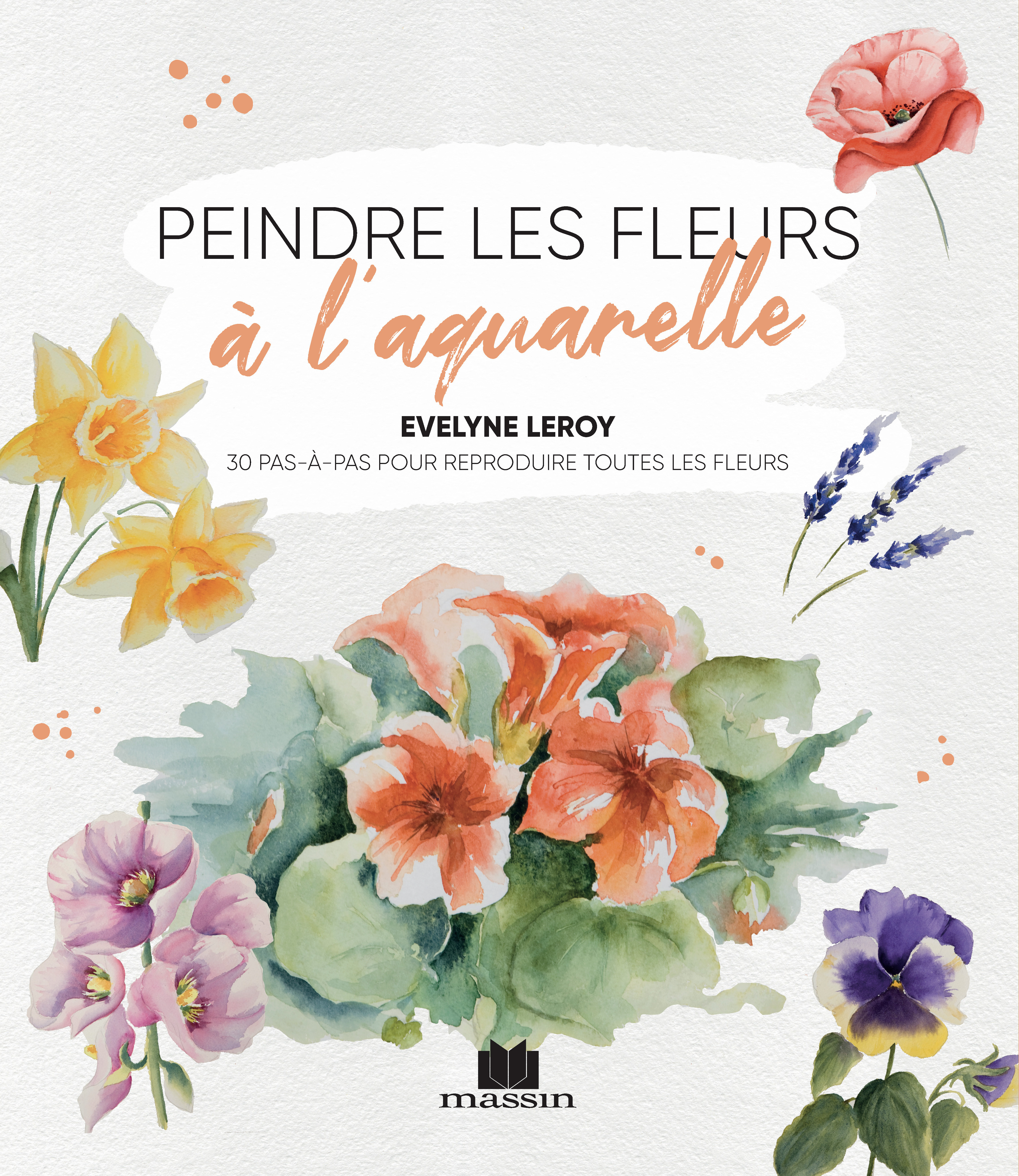 Peindre les fleurs à l'aquarelle 