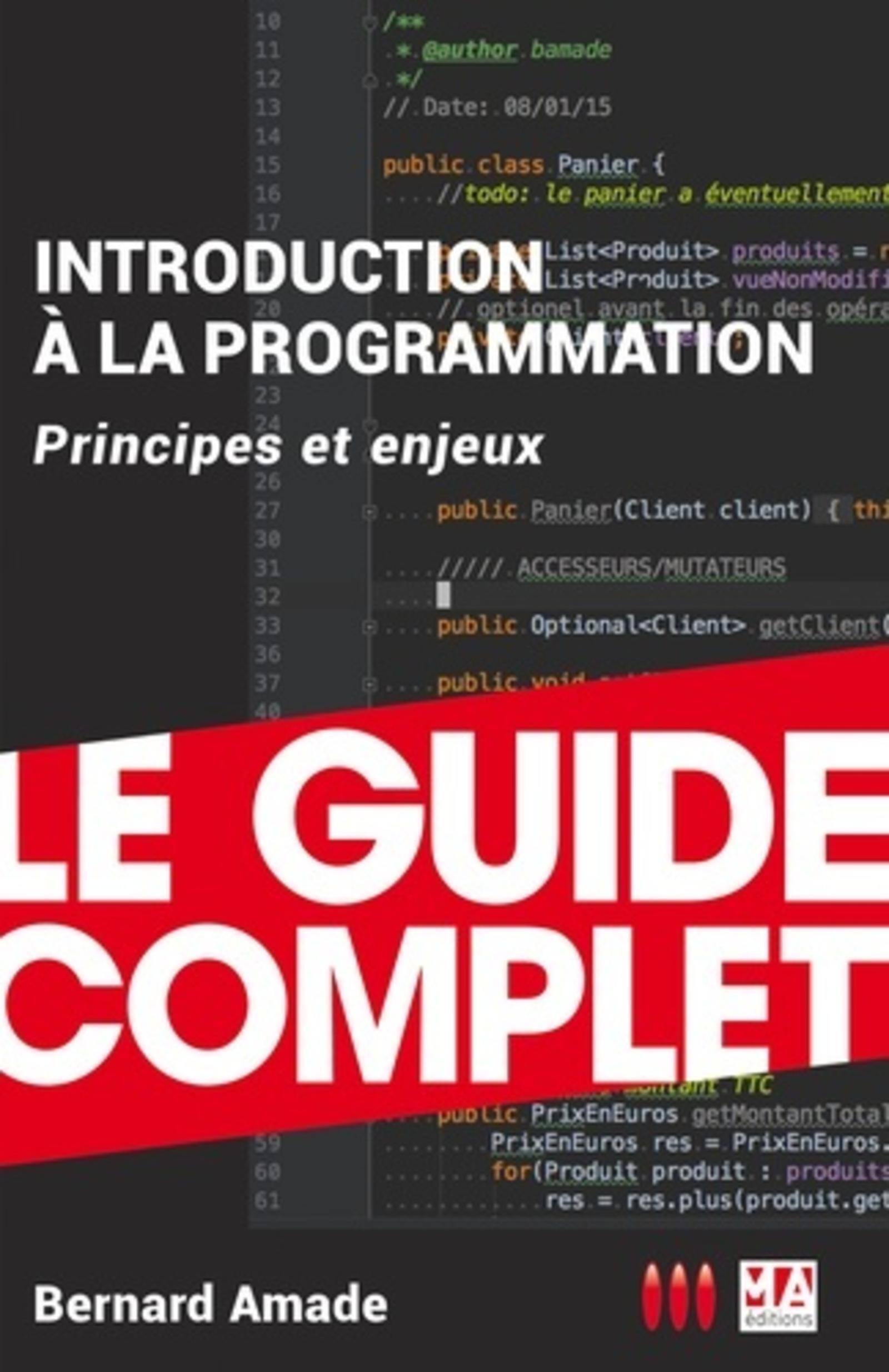 INTRODUCTION A LA PROGRAMMATION