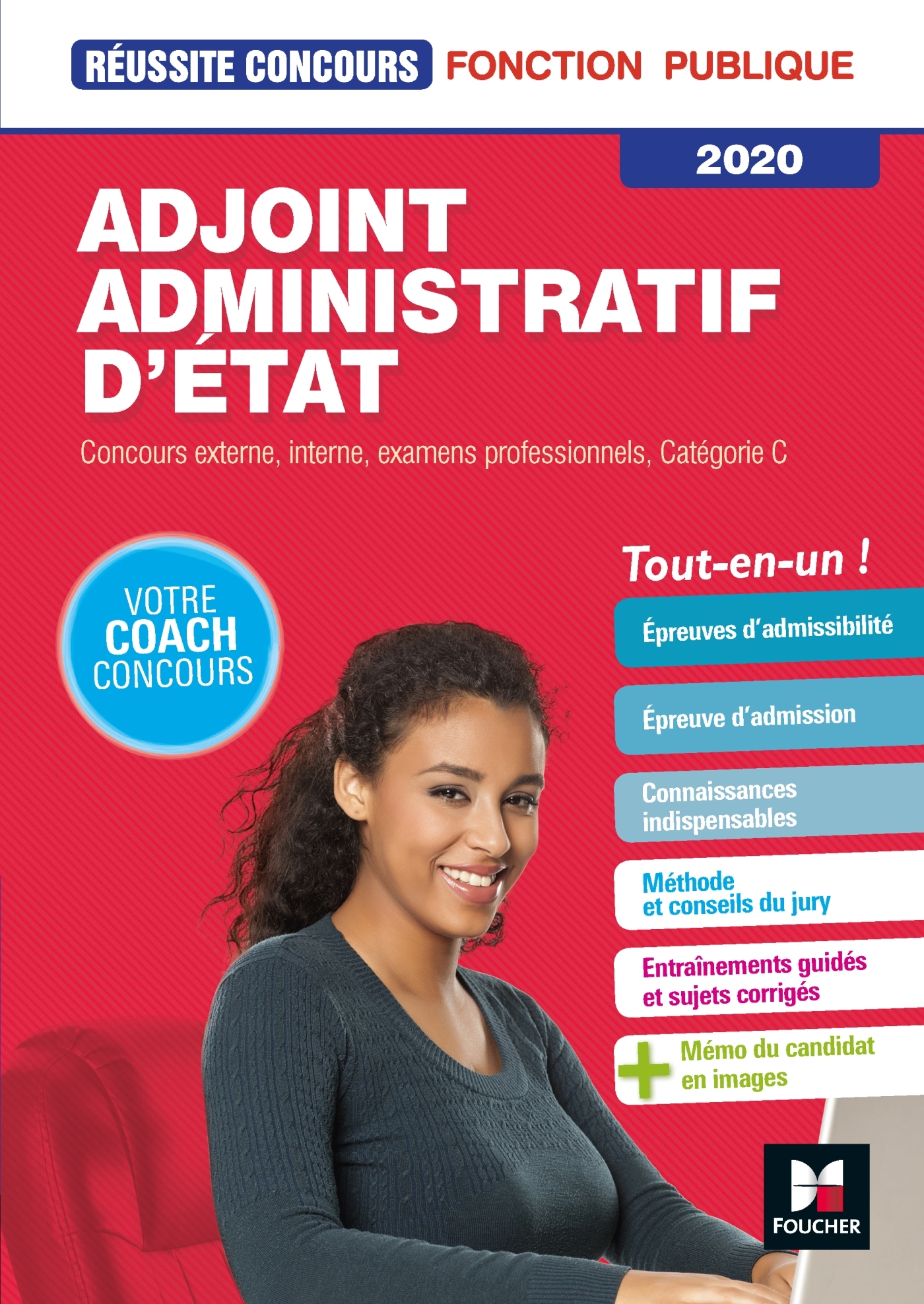 Réussite Concours - Adjoint Administratif d'Etat - Catégorie C -  2020 - Préparation complète