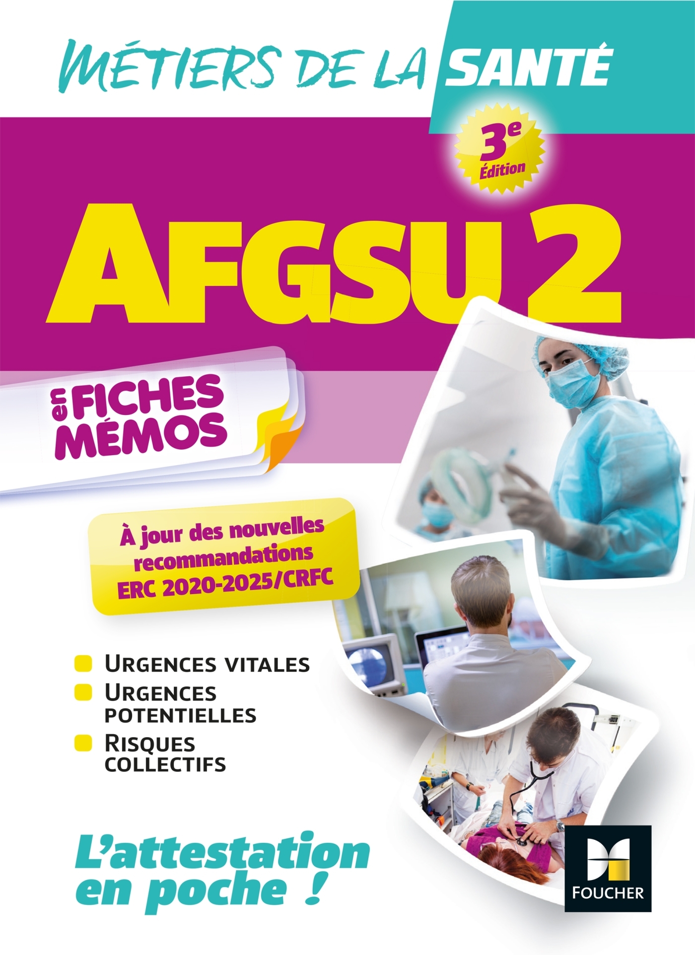 AFGSU 2 - Métiers de la santé - 3e édition  - Révision et entraînement