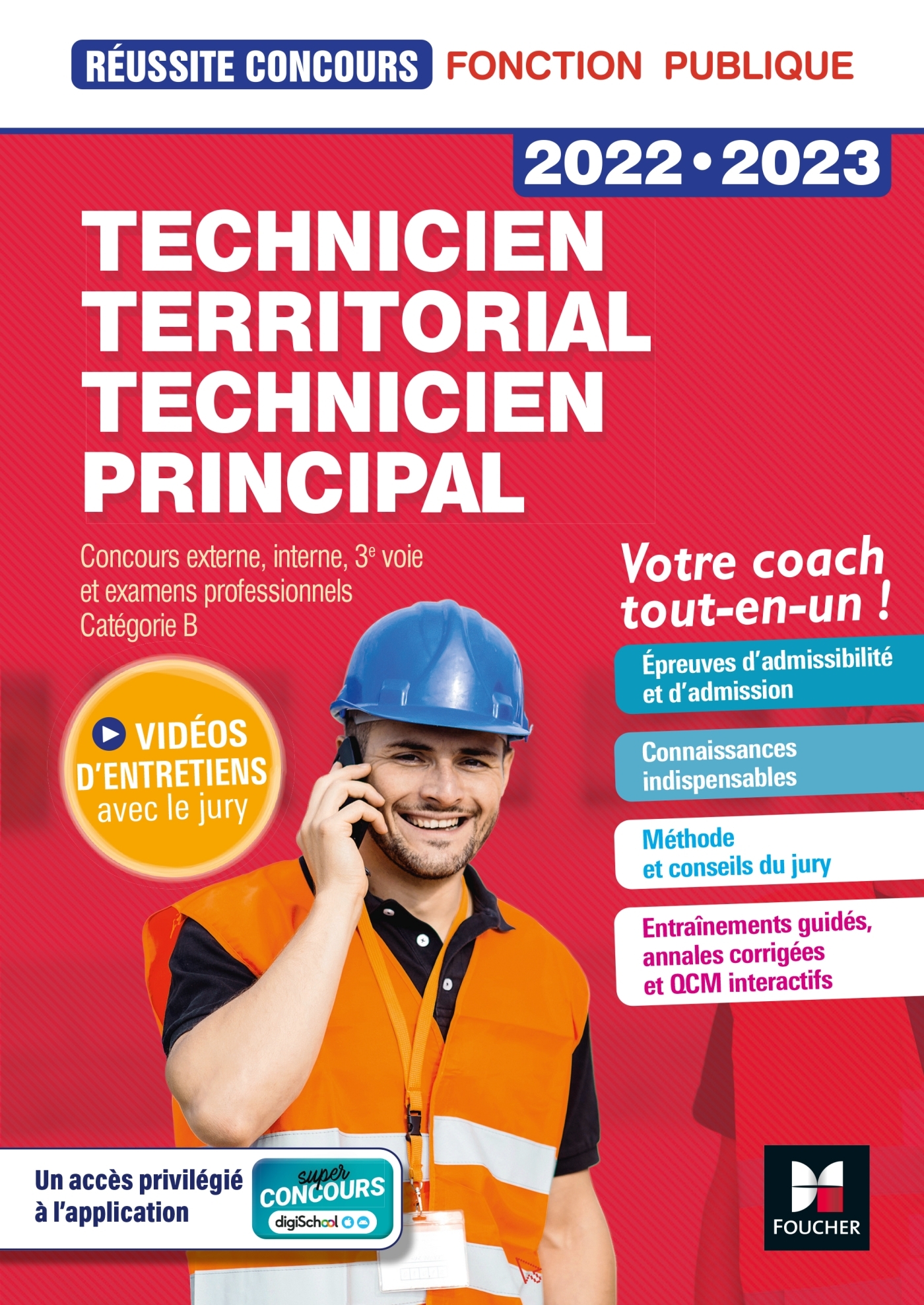 Réussite Concours - Technicien territorial / principal - 2022-2023 - Préparation complète