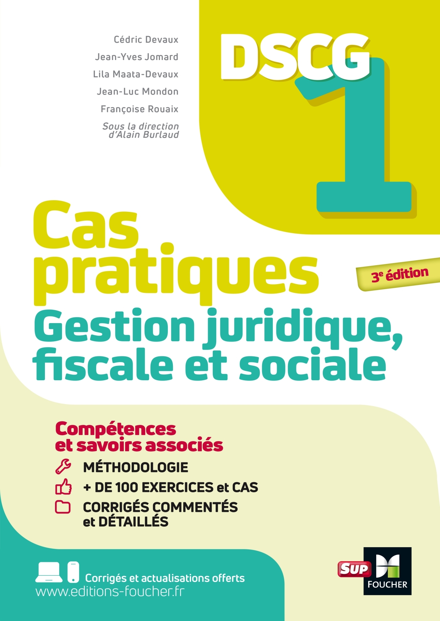 DSCG 1 - Gestion juridique fiscale et sociale - Cas pratiques  2025-2026