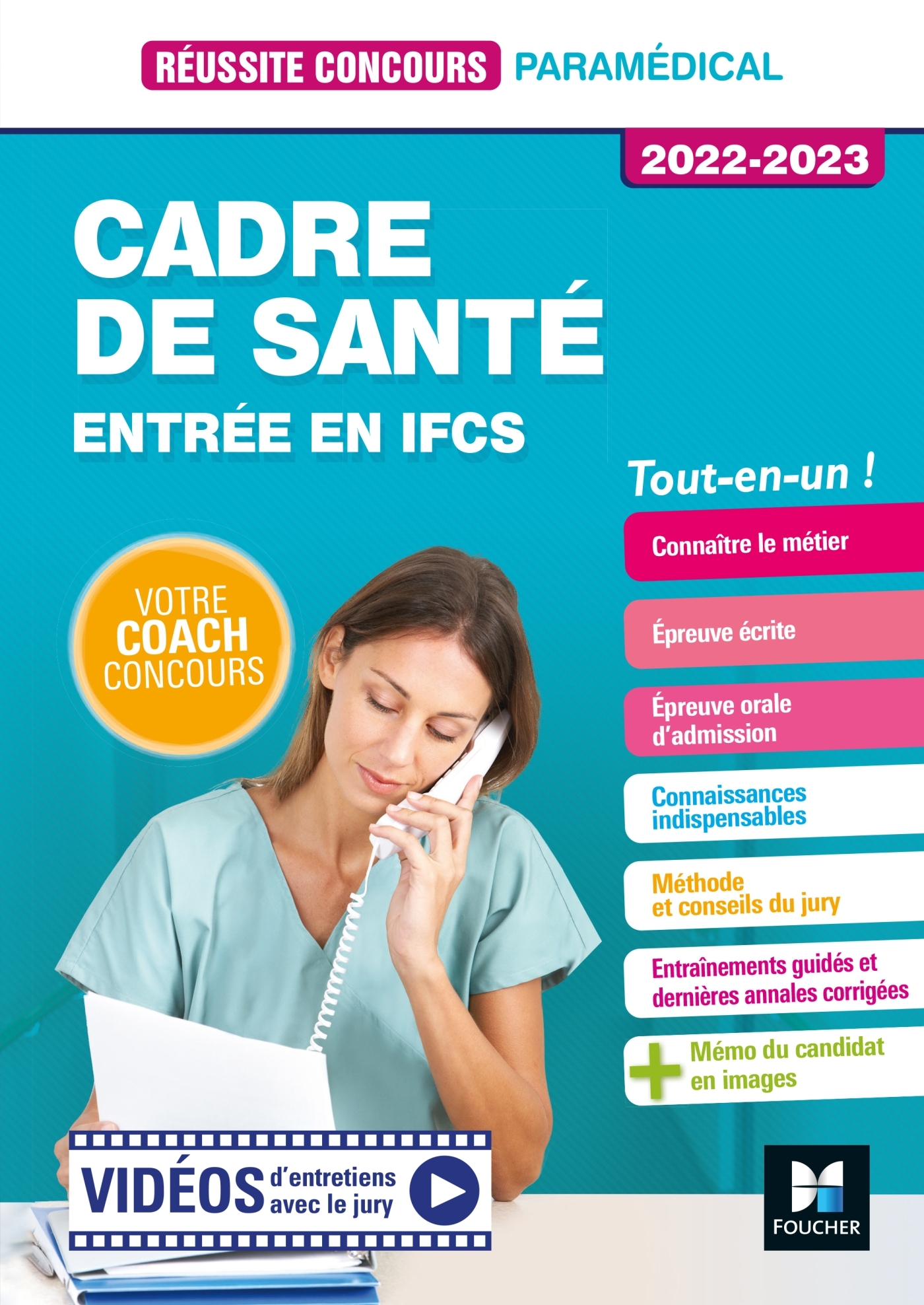 Réussite Concours -  Cadre de santé - Entrée en IFCS - 2022-2023 - Préparation complète