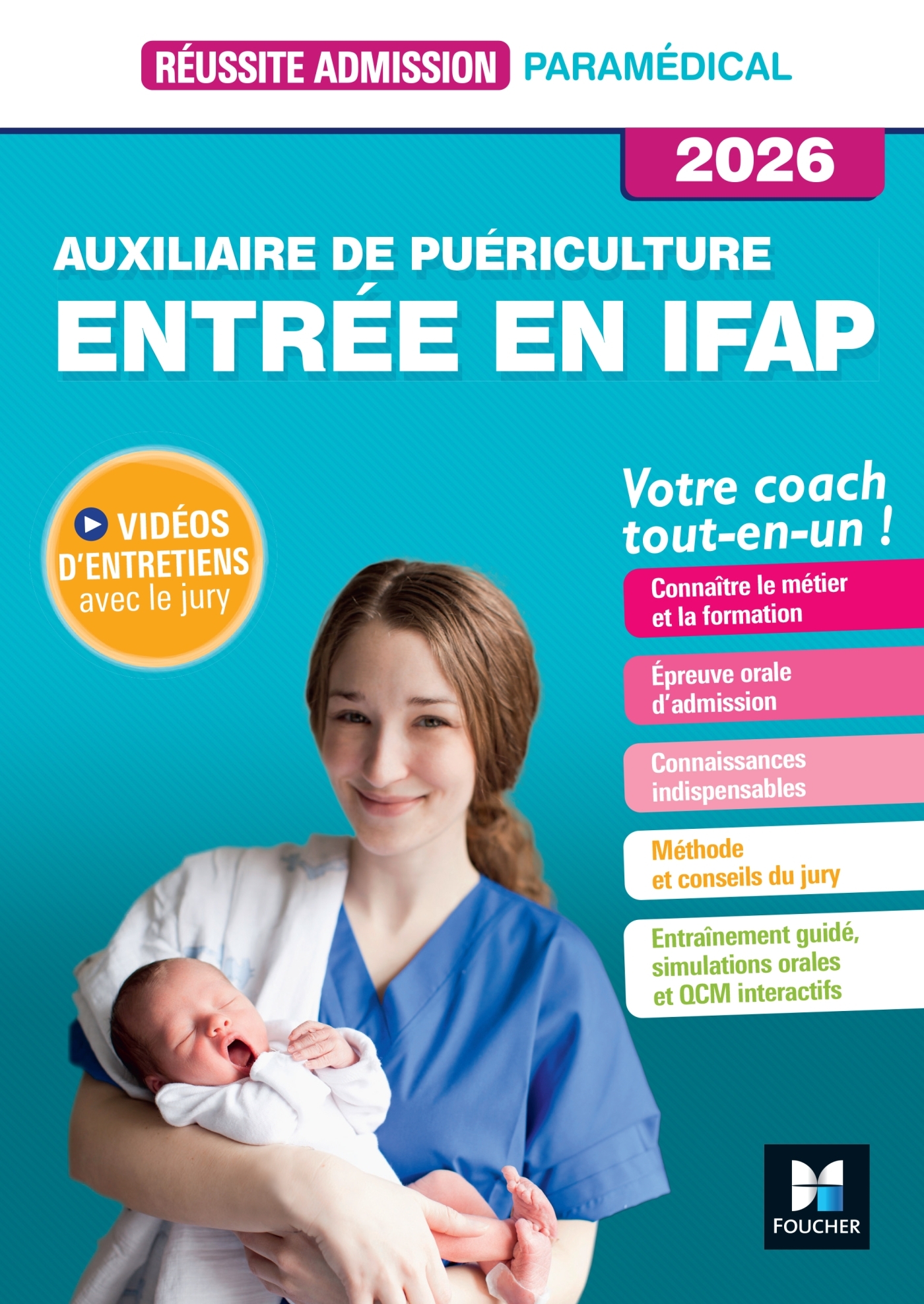 Réussite admission Entrée en IFAP - Auxiliaire de puériculture 2026