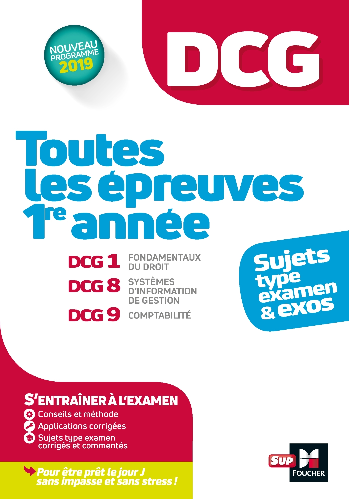 DCG - Toutes les épreuves de 1ère année du DCG 1, 8, 9 - sujets et exos 2022-2023
