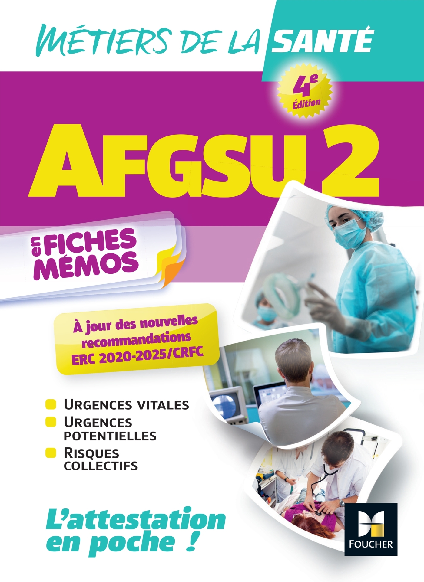 AFGSU 2 - Métiers de la santé - 4e édition  - Révision et entraînement  2025-2026