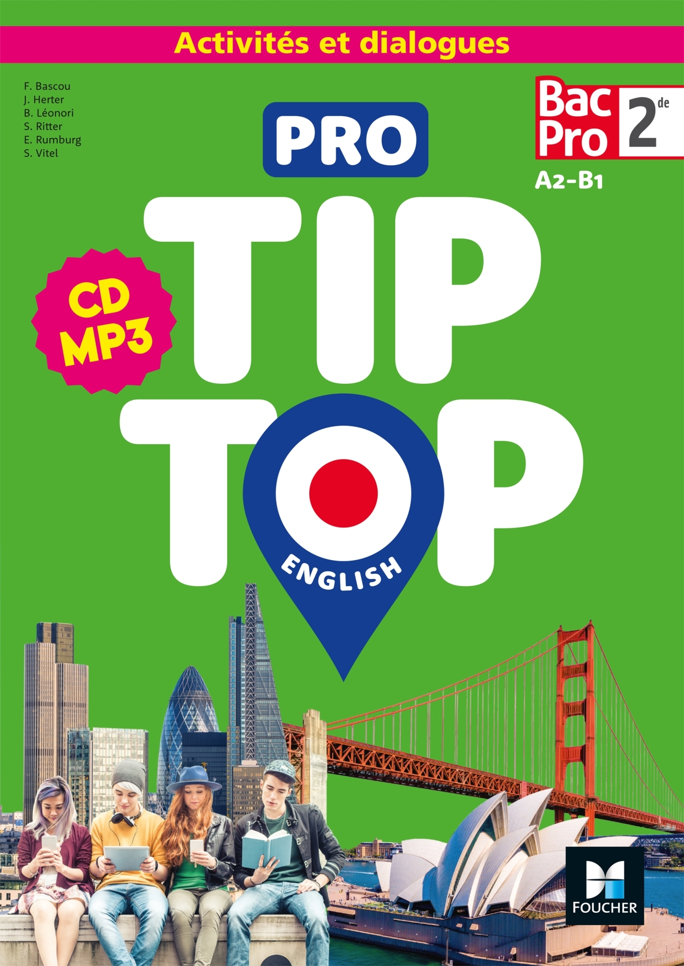 PRO TIP TOP ENGLISH - 2de Bac Pro - Éd. 2021 - CD audio